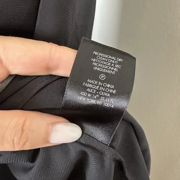 Alice Olivia Adele Full Wrap Floral Lace Midi Dress - Picture 14 of 16